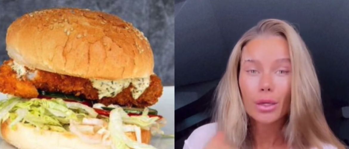 Influencerica Skye Wheatley i burger koji je mislila dobiti