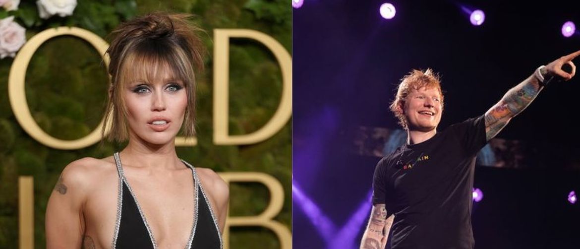 Miley Cyrus i Ed Sheeran