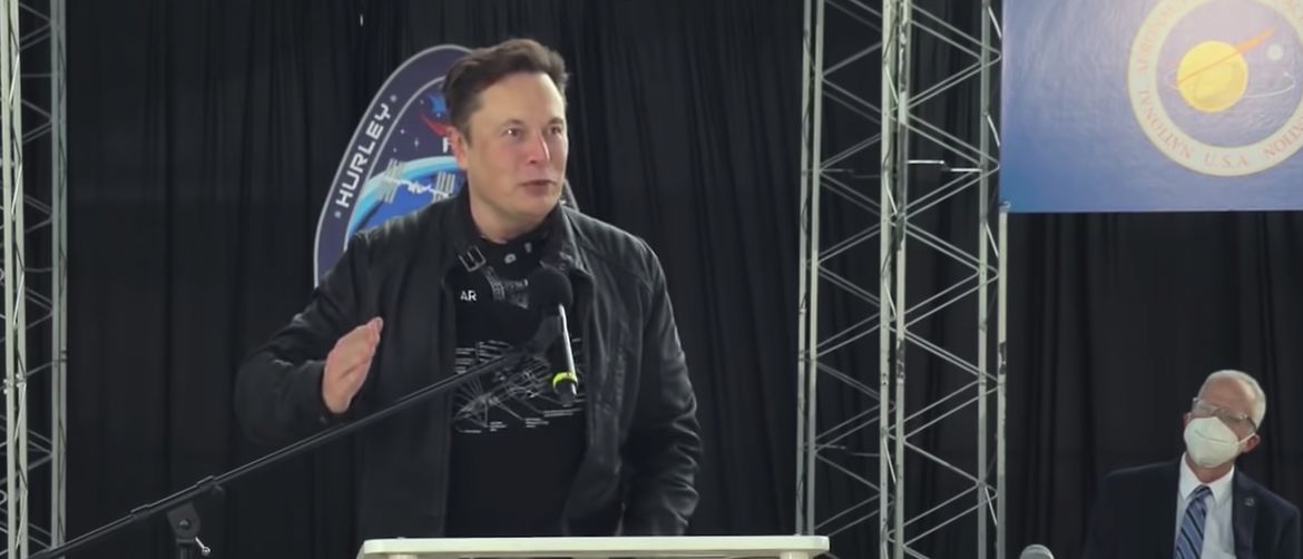 Elon Musk na konferenciji za medije