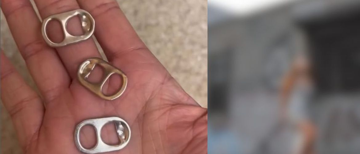 Haljina od otvarača s limenki