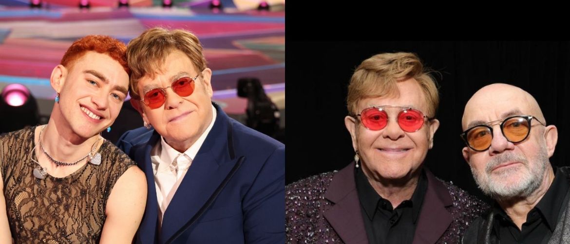 Elton John, Olly Alexander, Bernie Taupin poziraju zajedno