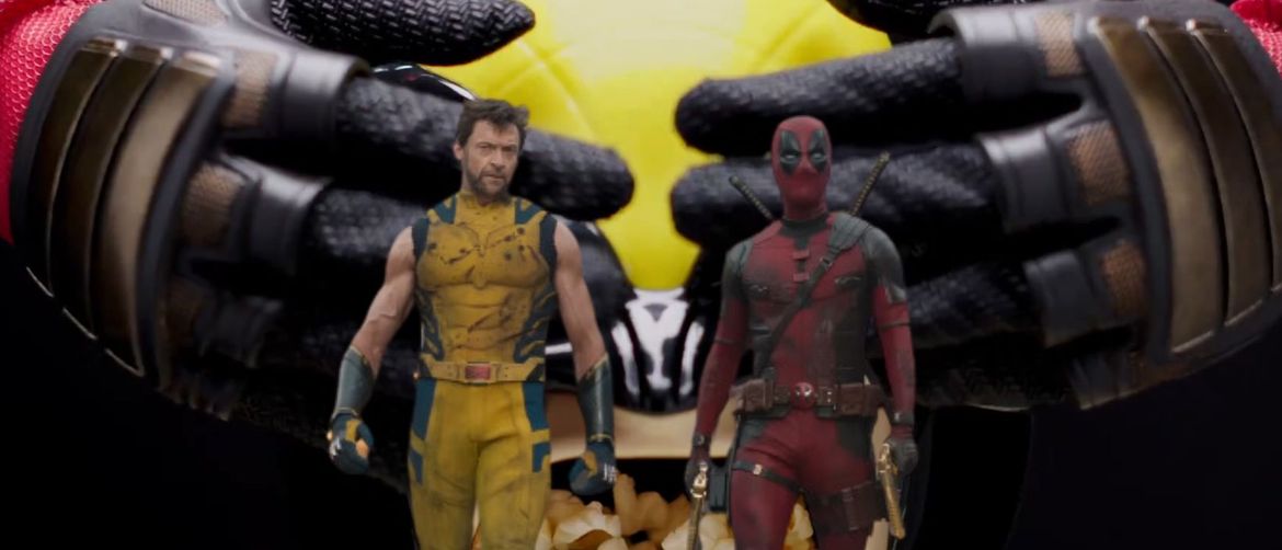 Wolverine i Deadpool ispred promotivne posude za kokice