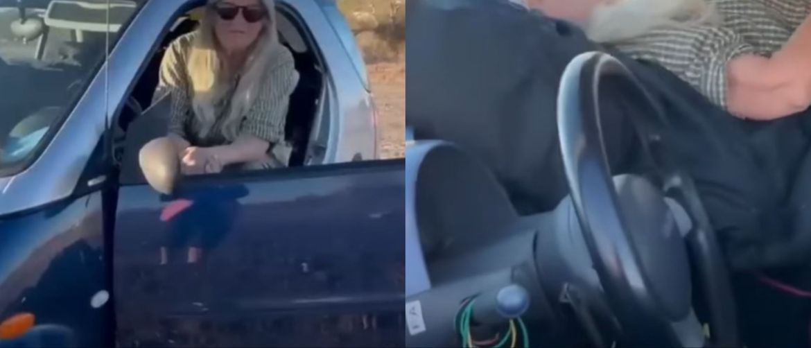 Žena koja kampira u Smartu