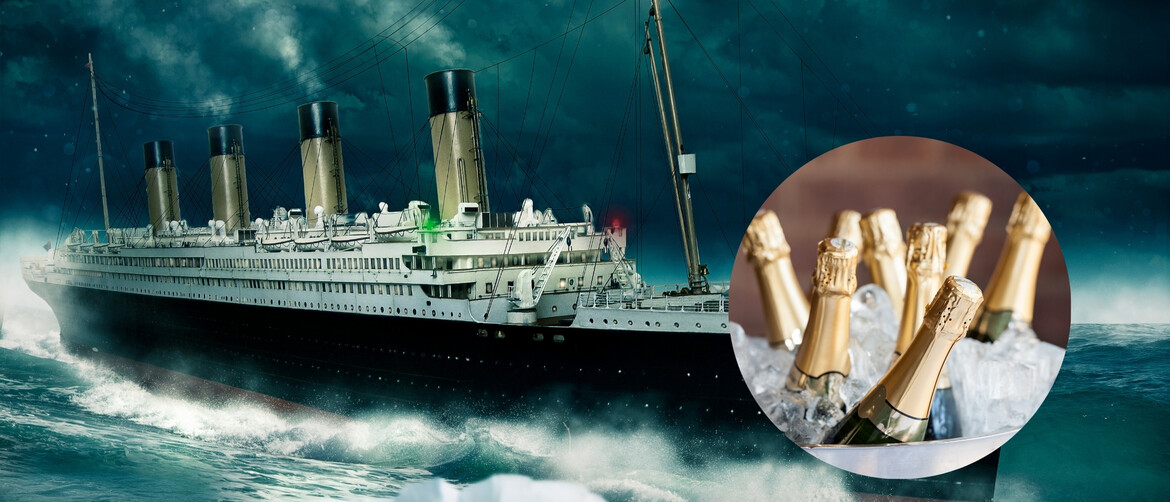 Titanic i boce Šampanjca