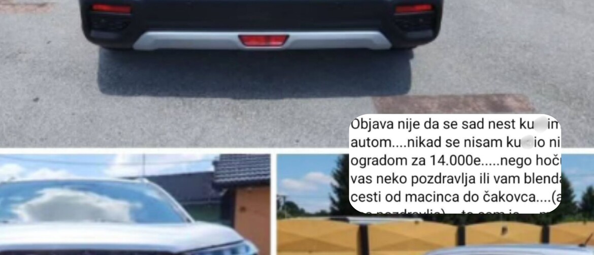 Kupnja novog automobila i objava na društvenim mrežama