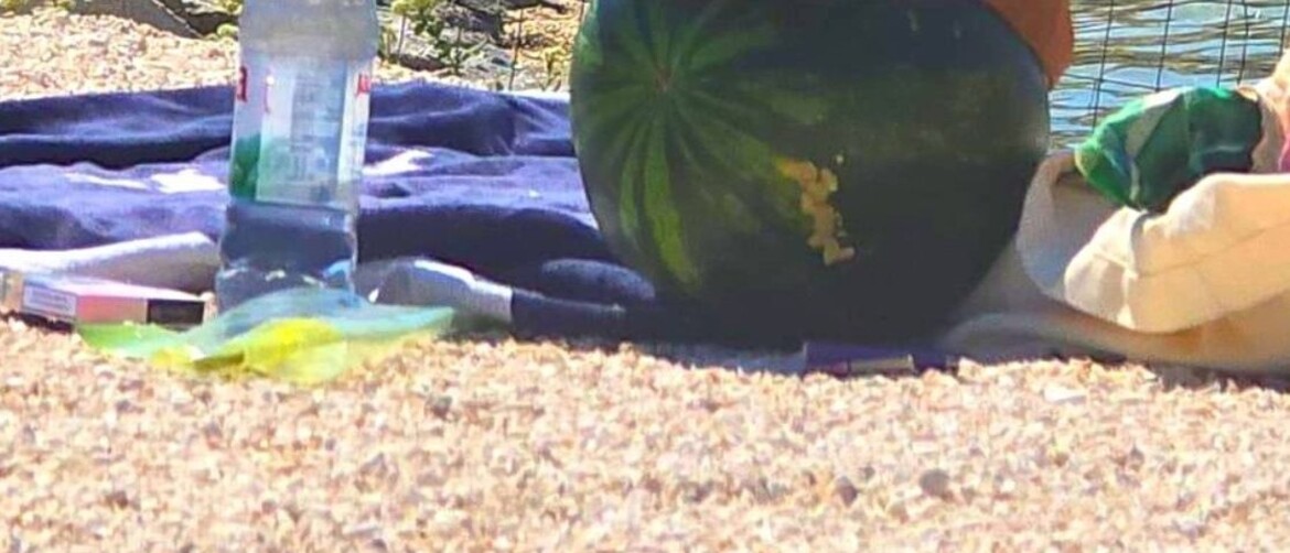 Lubenica na plaži