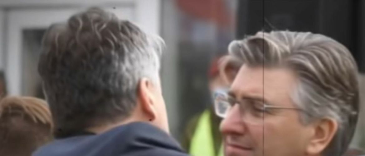 Milanović i Plenković u zagrljaju