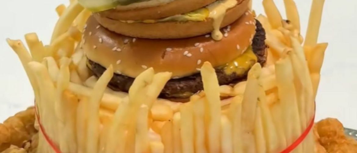 Fast food rođendanska torta