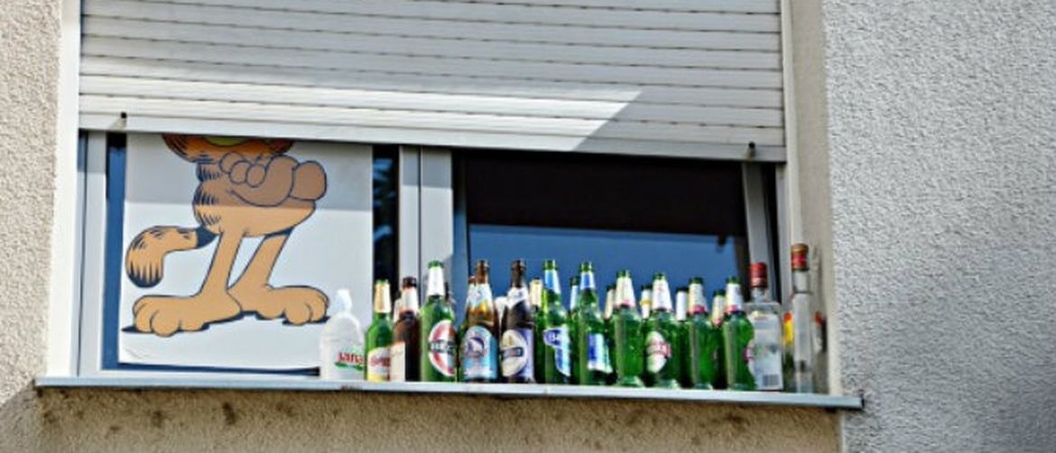 Prozor jednog zagrebačkog studentskog doma