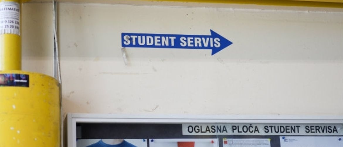 Oglasna ploča zagrebačkog student-servisa