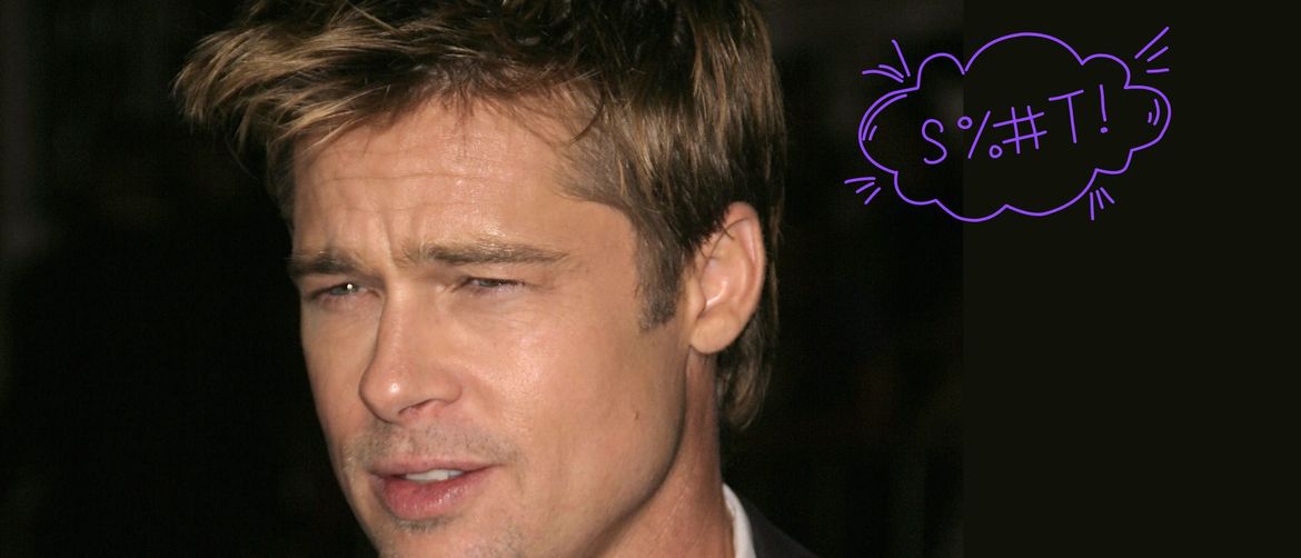 Brad Pitt i grafika psovke