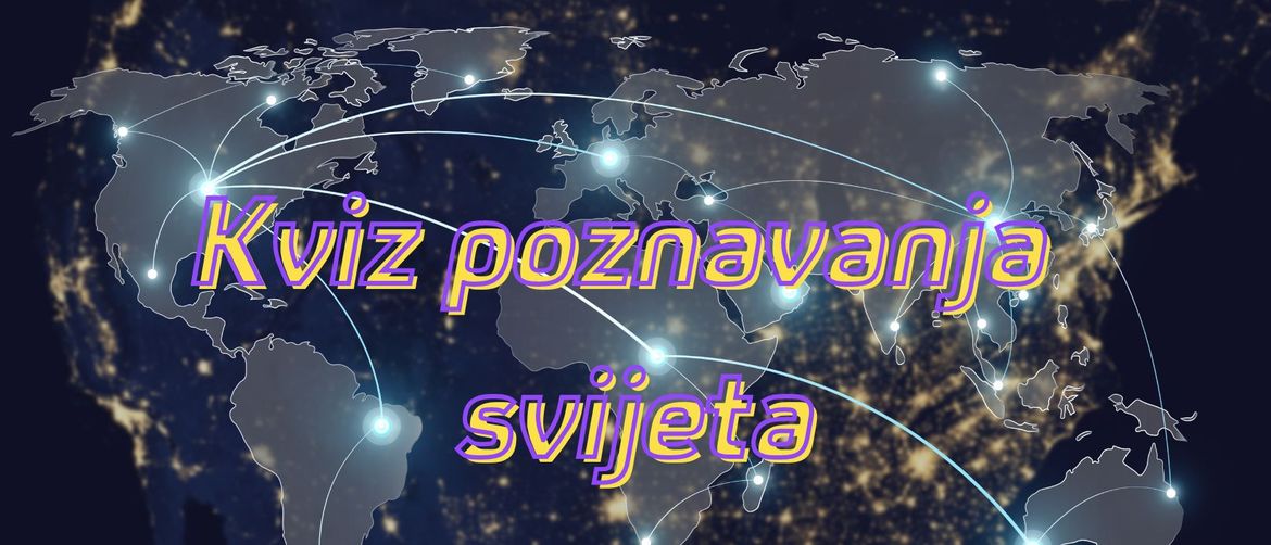 Karta svijeta i naziv kviza