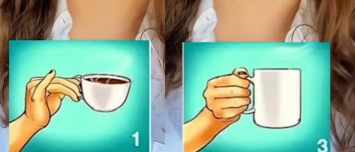 Različiti načini držanja šalice