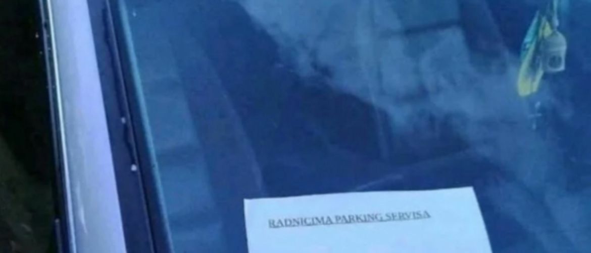 Bizarno upozorenje radnicima parkinga u Srbiji