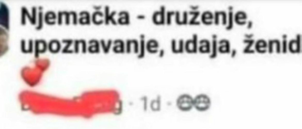 Bizaran oglas na stranici za upoznavanje