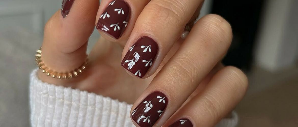 Jesenska manikura za kratke nokte