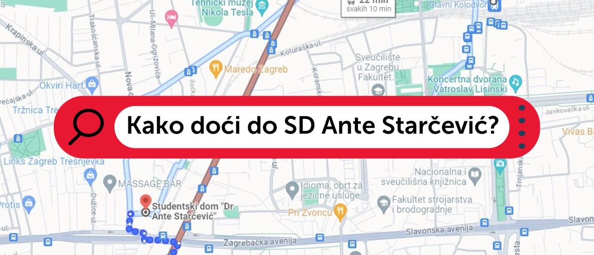 Kako do studentskog doma by Moj faks