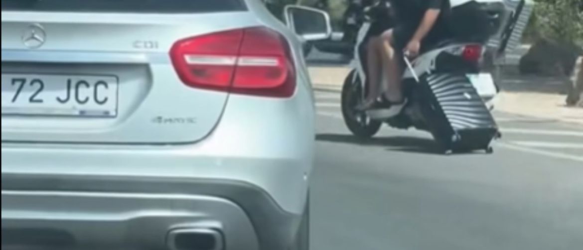 Scena iz prometa na Ibizi