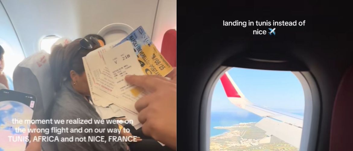 Putnice u zrakoplovu na pogrešnom letu