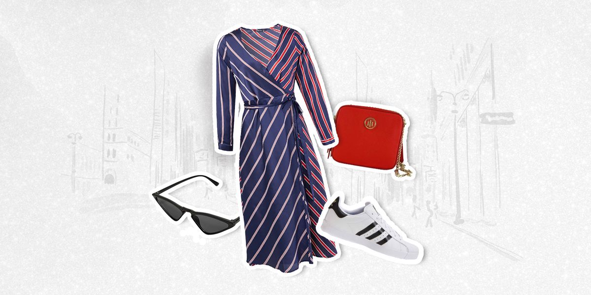 Haljine na preklop za visoke žene i žene s većim grudima