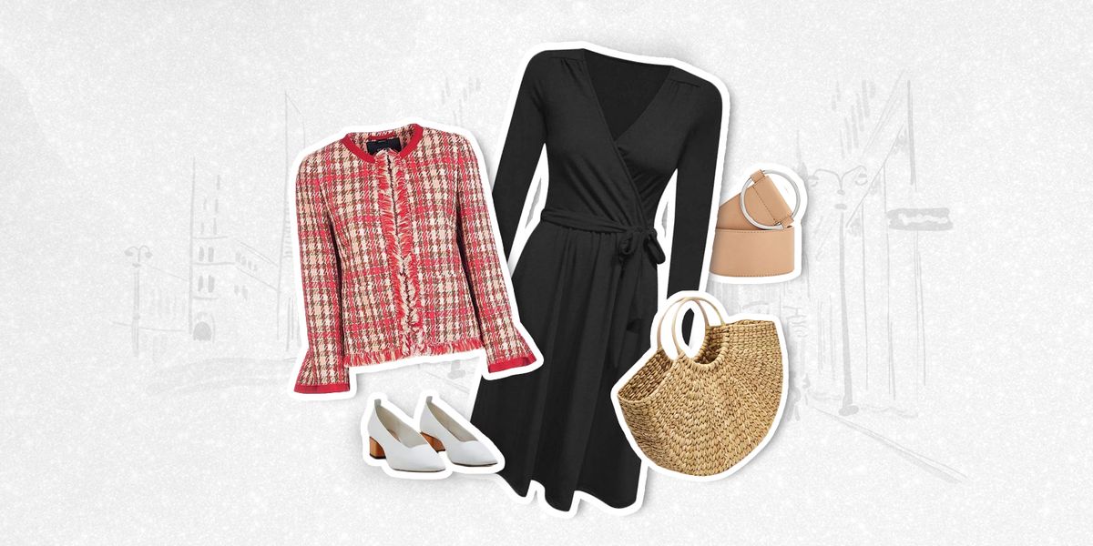 Haljine na preklop za žene s oblinama