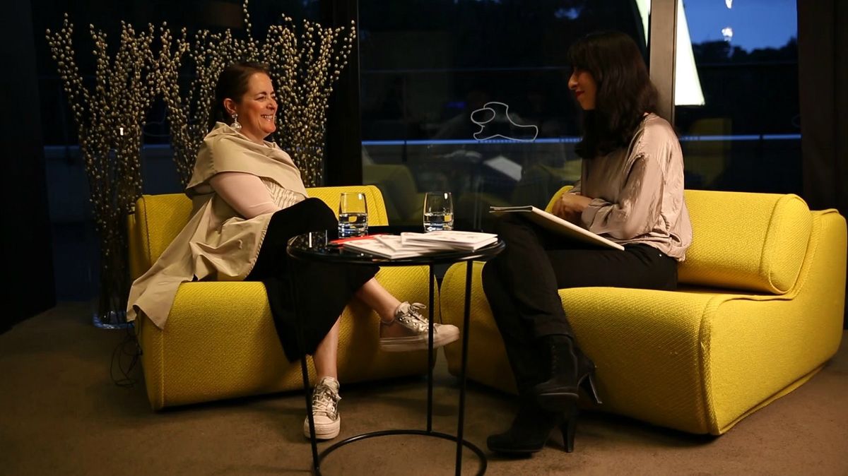 Susan Credle s urednicom portala Zadovoljna.hr Tihanom Korać