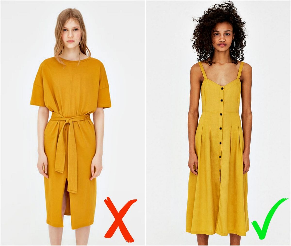 Pull & Bear: Zatvorena haljina (119 kn) i otvorena haljina (229 kn)