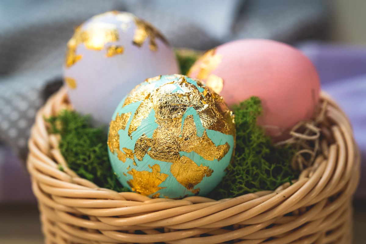 Pastelno- zlatna uskrsna jaja na tri načina - 5