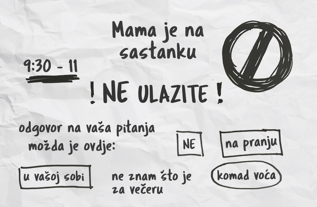 Poruka po uzoru na poruku britanske mame troje djece