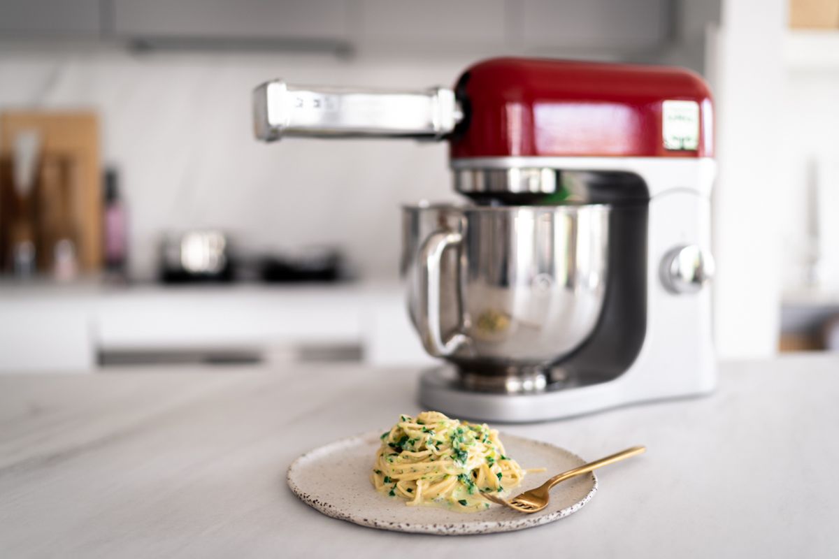 Domaća tjestenina u kremastom umaku od gorgonzole i špinata