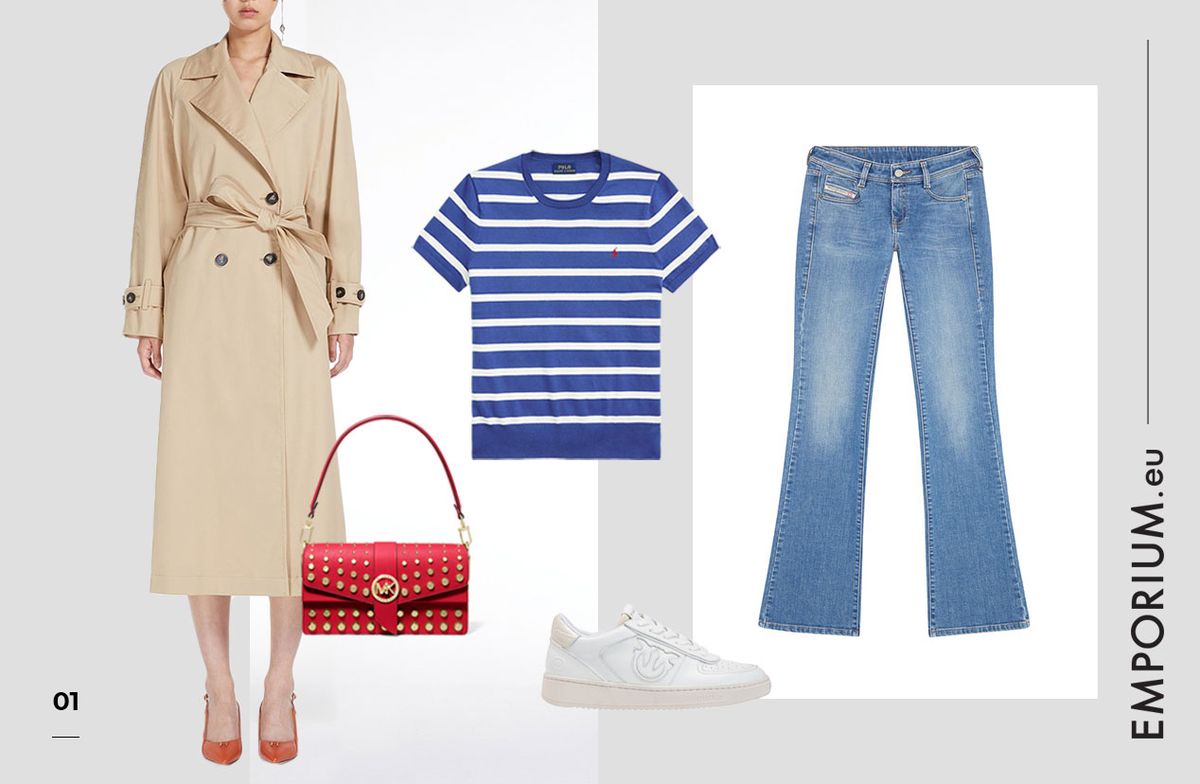 Baloner Marella, majica Polo Ralph Lauren, traperice Diesel, tenisice Pinko, torbica Michael Kors