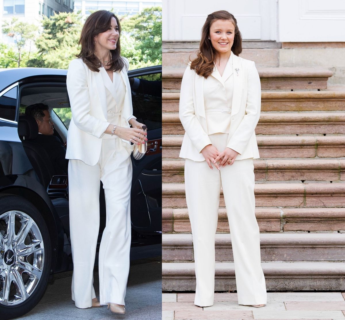 Danska kraljica May i princeza Isabella u istom odijelu