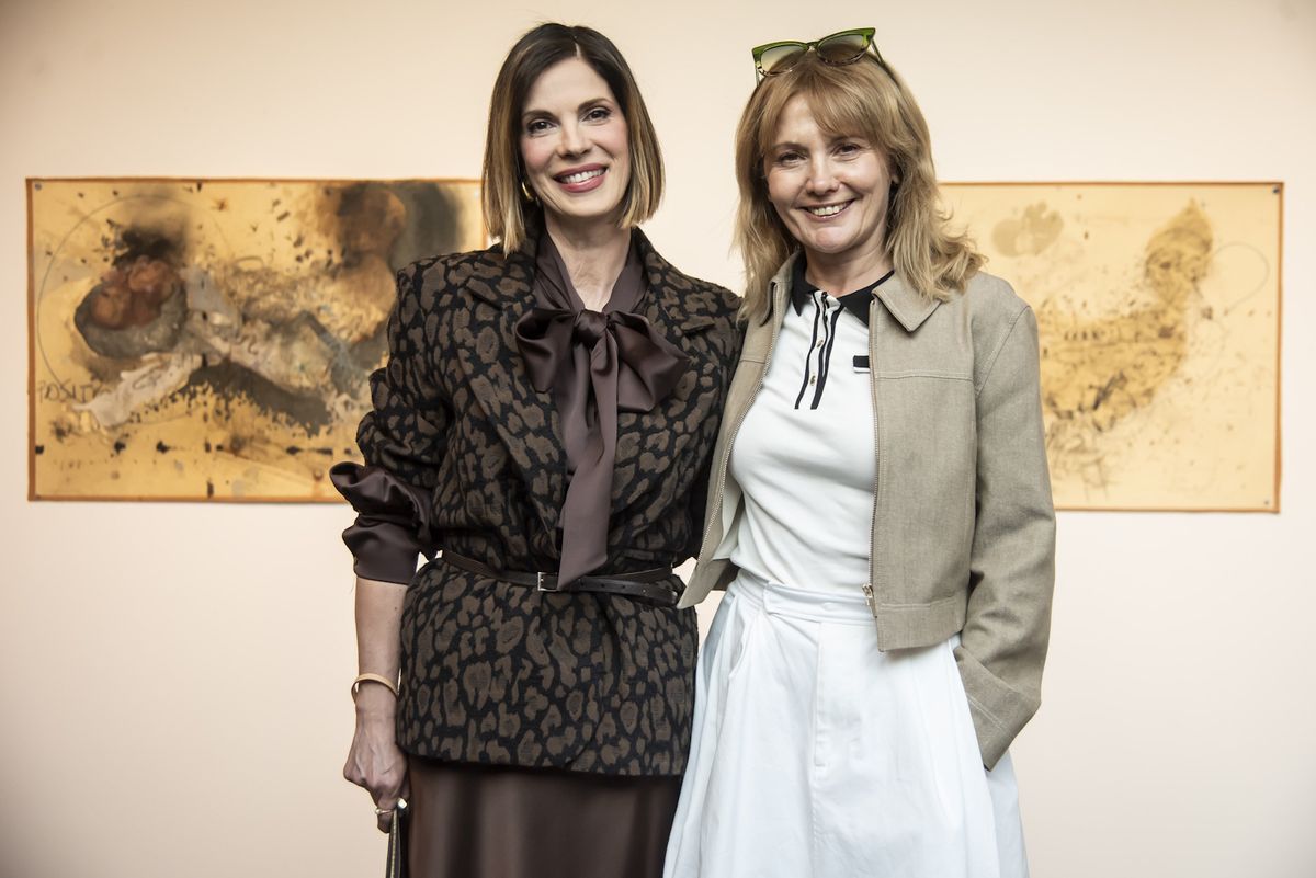 Bojana Gregorić Vejzović na otvaranju izložbe Pozicija Fadila Vejzovića u Zagrebu - 5