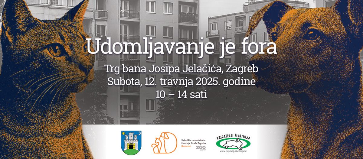 Nova akcija Udomljavanje je fora 12. travnja u Zagrebu - 2