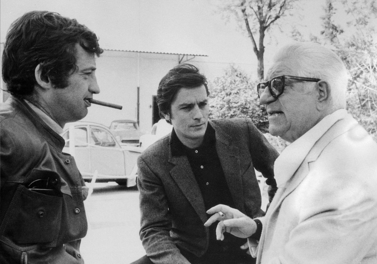 Jean-Paul Belmond, Alain Delon i Jean Gabin