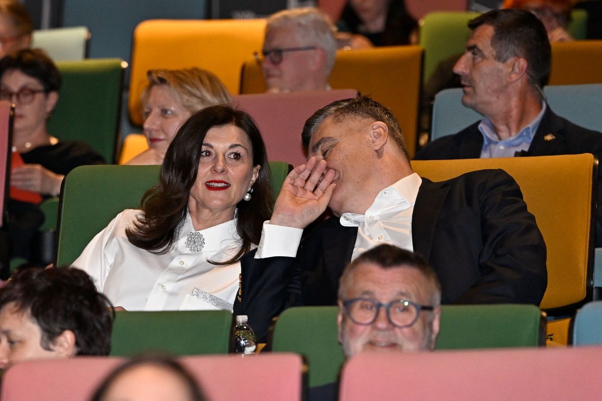 Sanja Musić Milanović i Zoran Milanović na svečanom otvorenju ZagrebDoxa