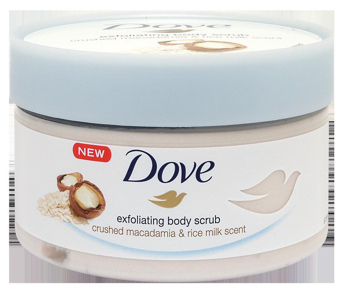 1. Dove piling za tuširanje makadamija i riža 225 ml, 34,90 kuna