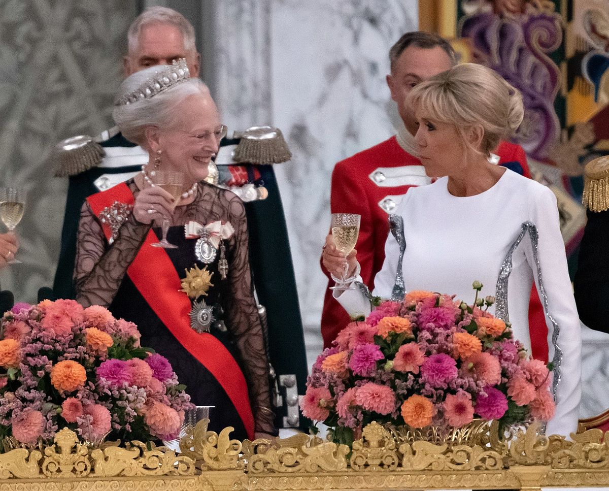 Brigitte s danskom kraljicom Margaretom II.