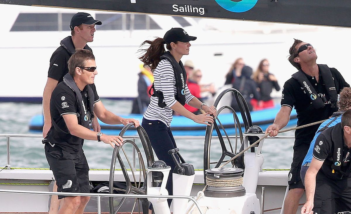 Catherine je 2014. regatu na Novom Zelandu odradila u trapericama