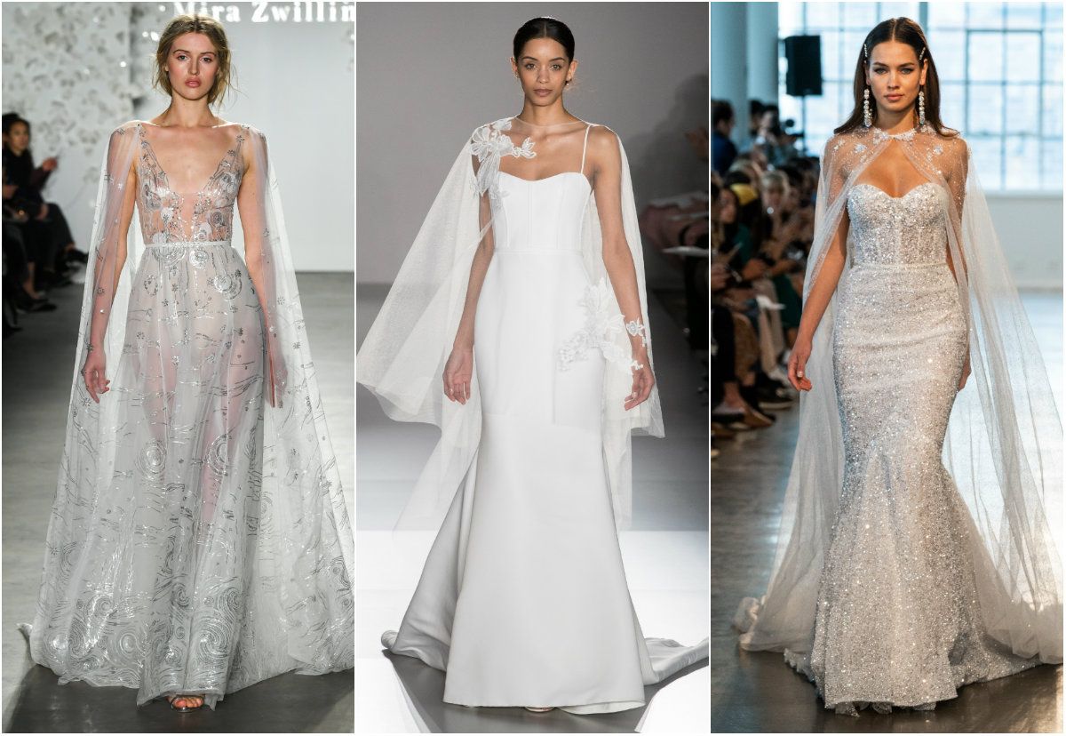 Vjenčanice s plaštem najveći su trend za sezonu proljeće/ljeto 2020.
