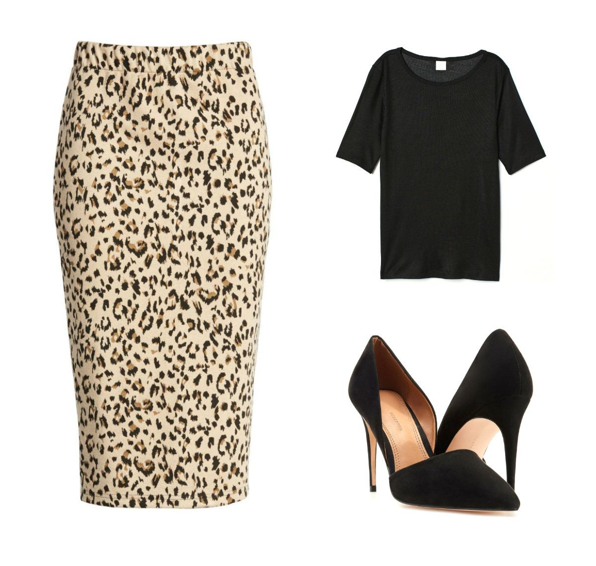 Suknja Press (286 kuna), majica H&M (73 kune), štikle Reserved (249 kuna)