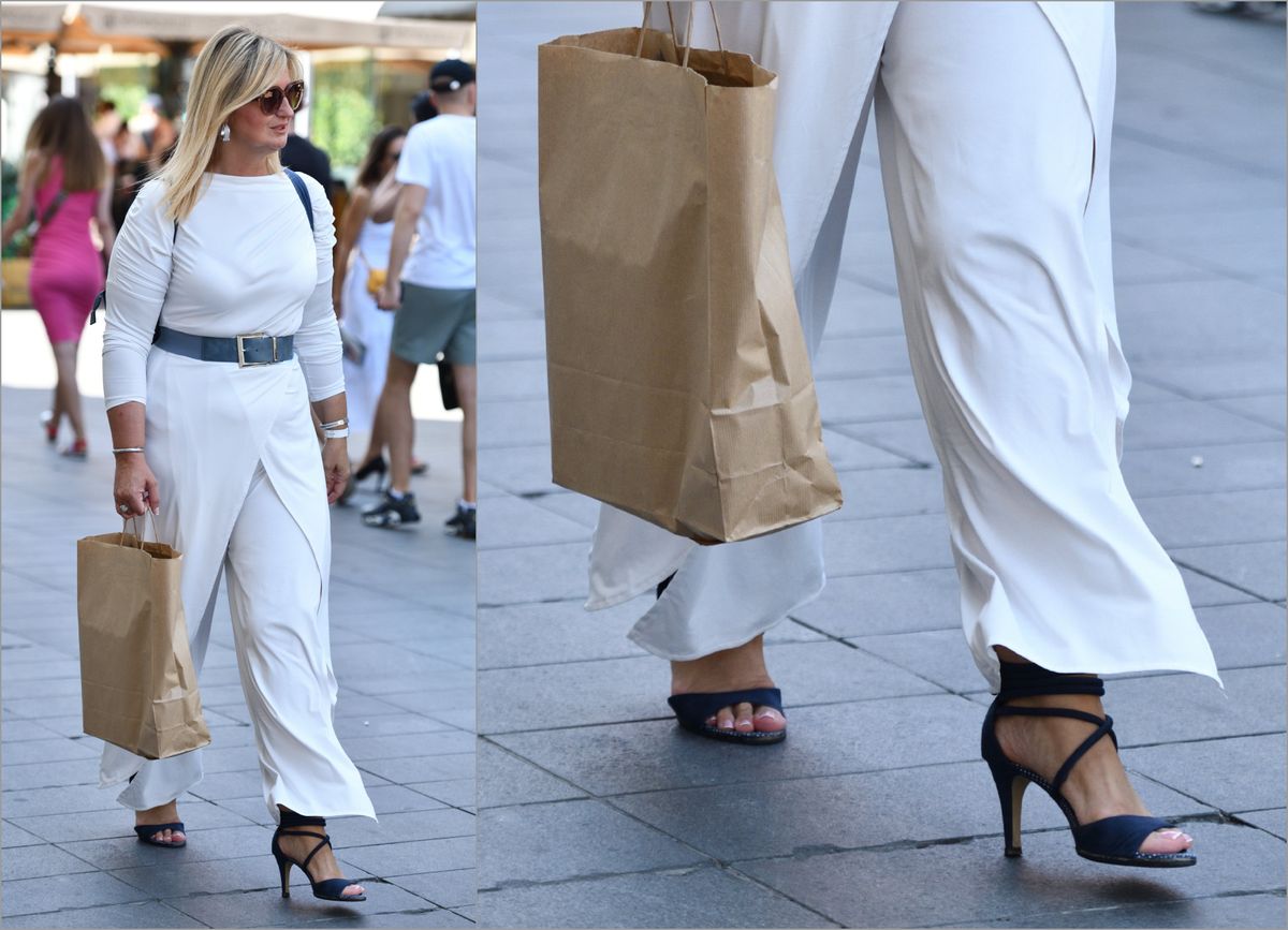 Štikle kao dio street style kombinacija u centru Zagreba