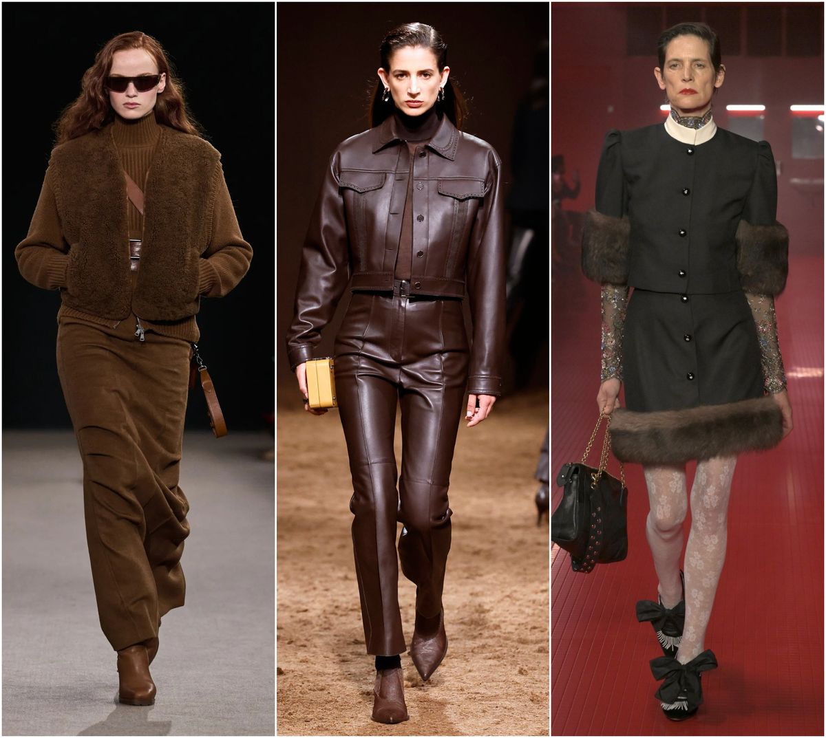 Max Mara, Hermes, Gucci, jesen/zima 2025.