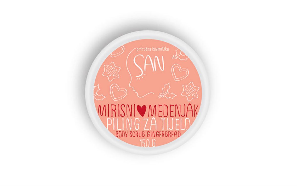 SAN Body Care piling za tijelo Mirisni medenjak
