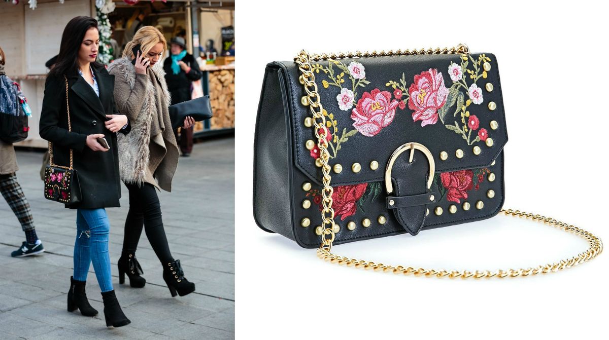 Mlada dama upotpunila je svoje izdanje torbom iz Stradivariusa