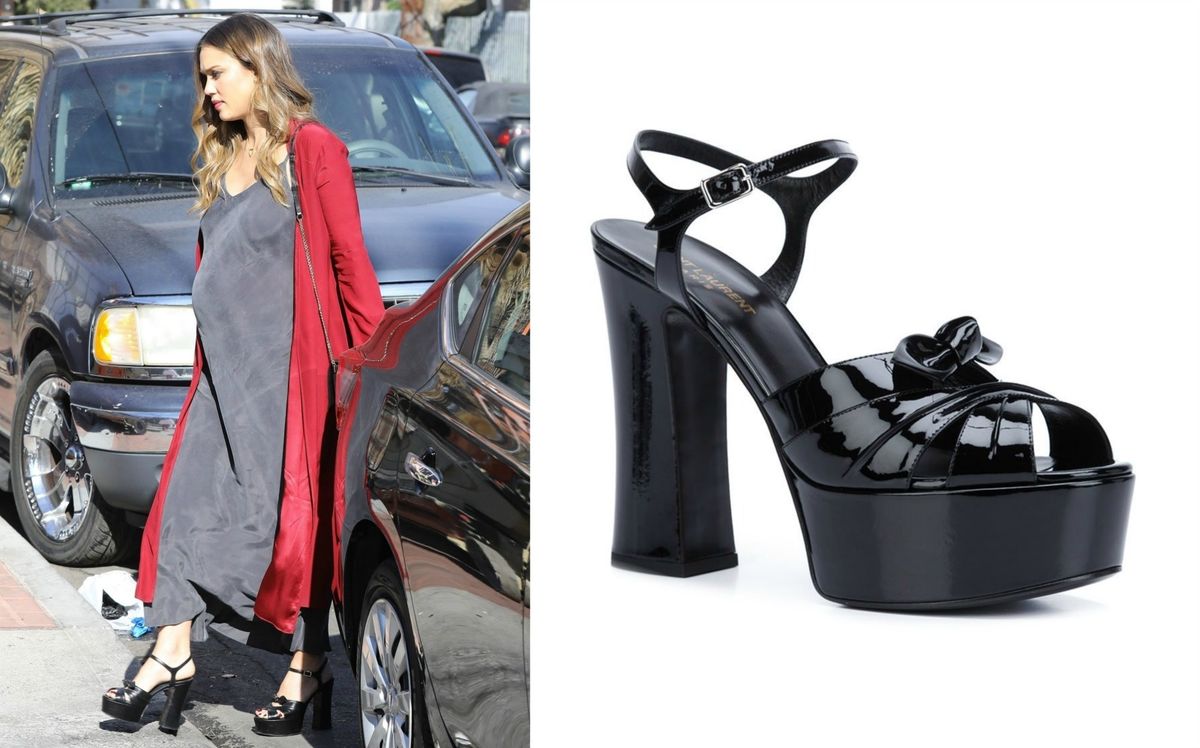 Jessica u štiklama modne kuće Saint Laurent