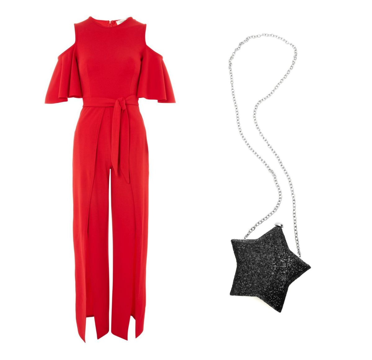 Kombinezon Topshop 380 kn, torbica Stradivarius 99 kn