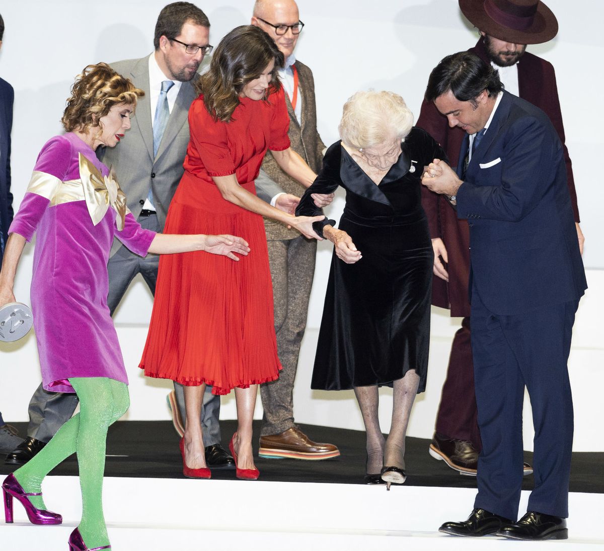 Kraljica Letizia u crvenom - 2