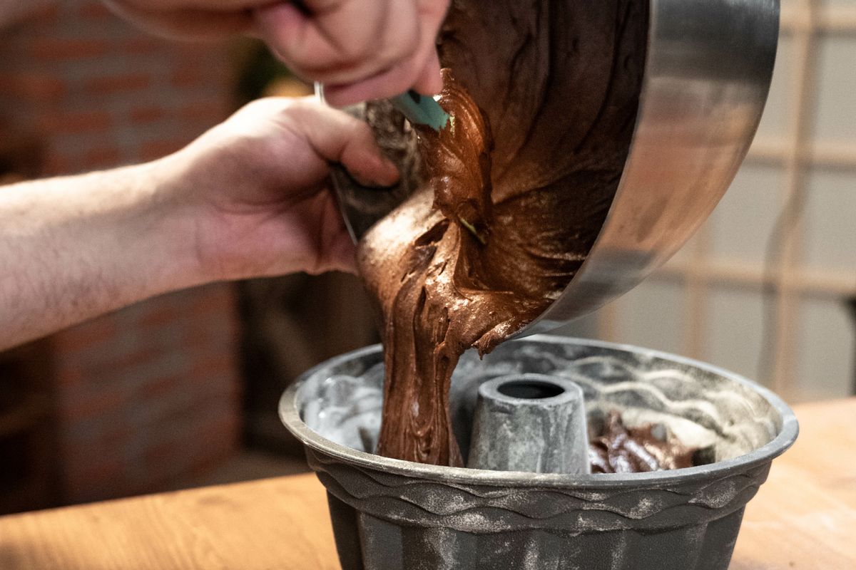 Kuglof od čokolade i kave