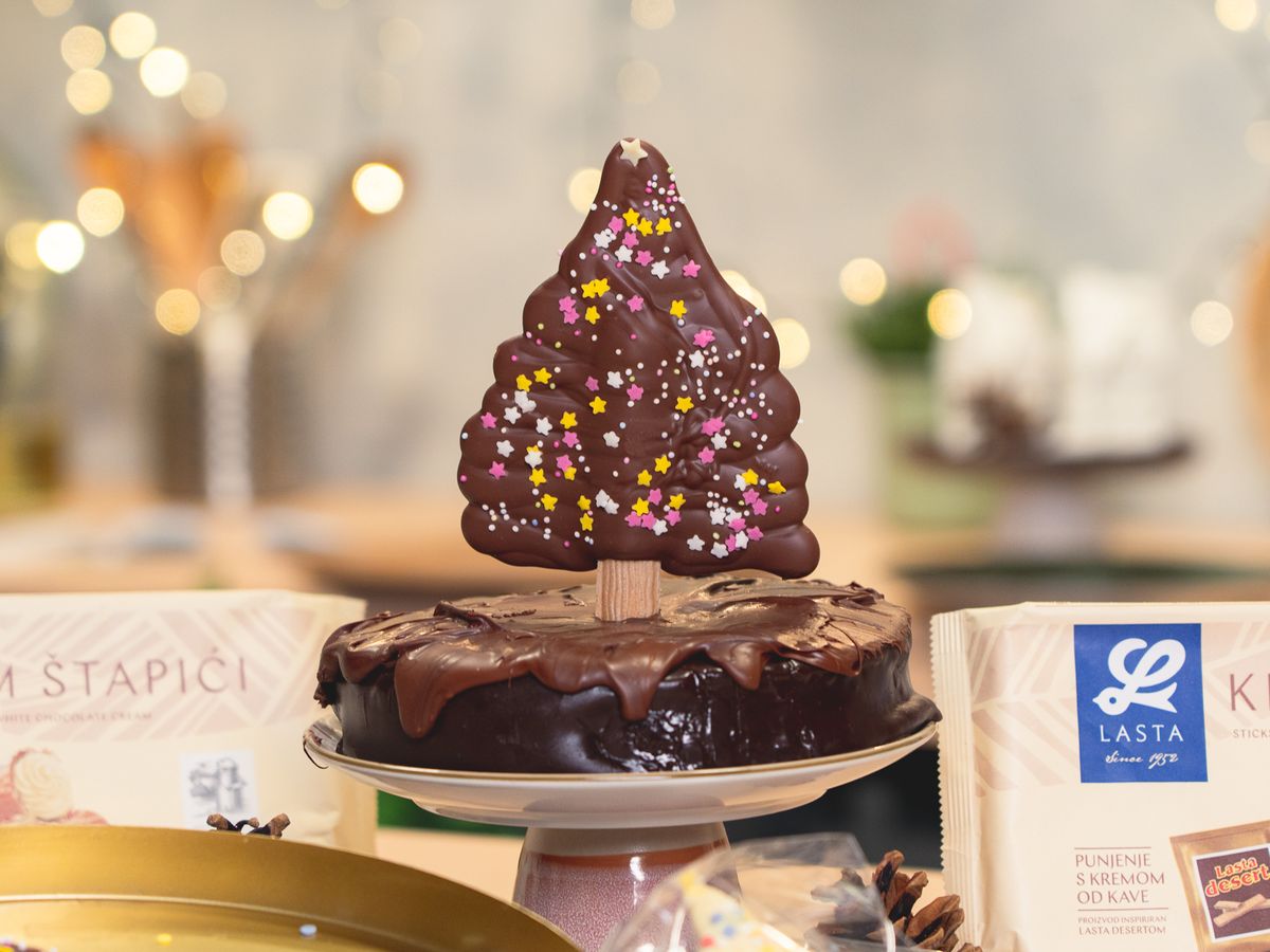 Čokoladne lizalice u obliku borića na hrskavom štapiću - 3